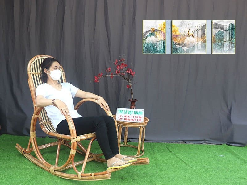 Ghế Mây Đung Đưa - GMDD028